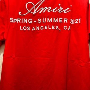 Amiri S/S 21 Tee Shirt Size XL